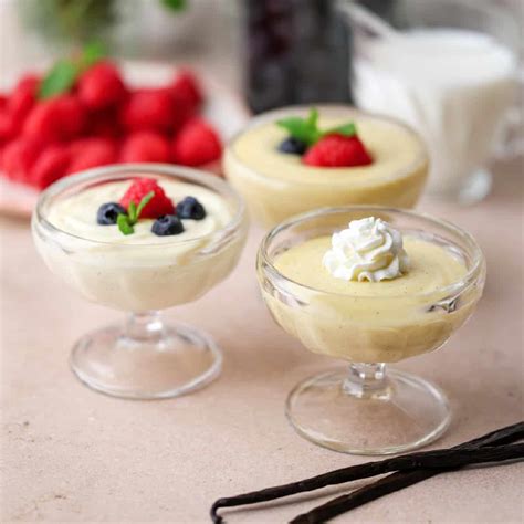 Homemade French Vanilla Pudding Recipe (Pastry Cream)