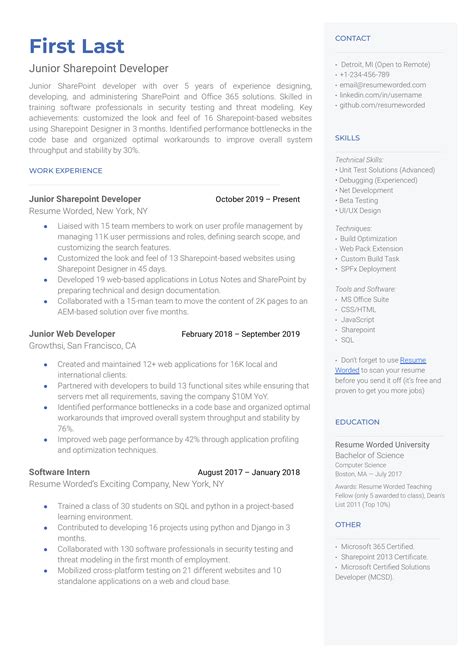 Image result for Oracle Developer Resume Sample