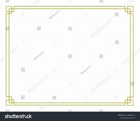 Chinese Frame White Background Chinese Seasons Stock Illustration ...