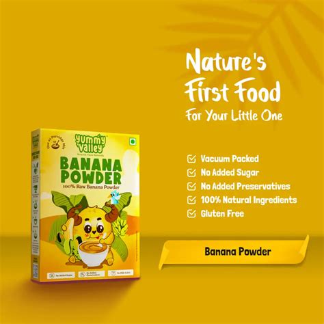 Kerala Raw Banana Powder For Babies (Nendran) - Yummy Valley