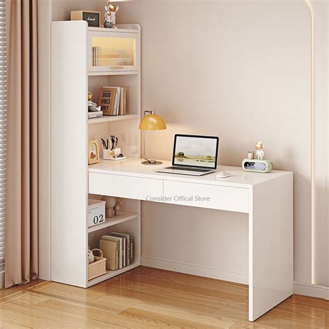 Study and Computer Table with Book Shelf 的图像结果