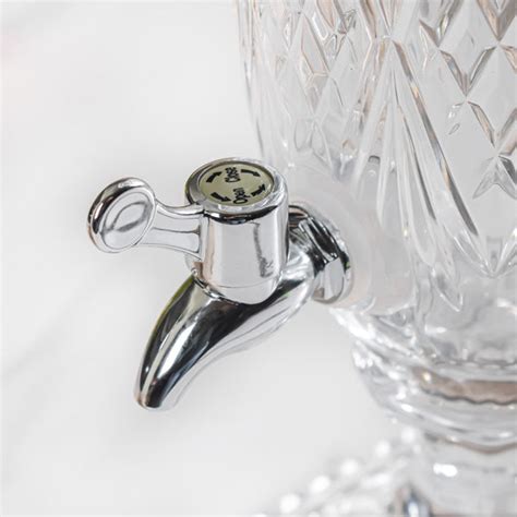 Vintage Textured Glass Water Dispenser Online - Premium Drink Dispenser ...