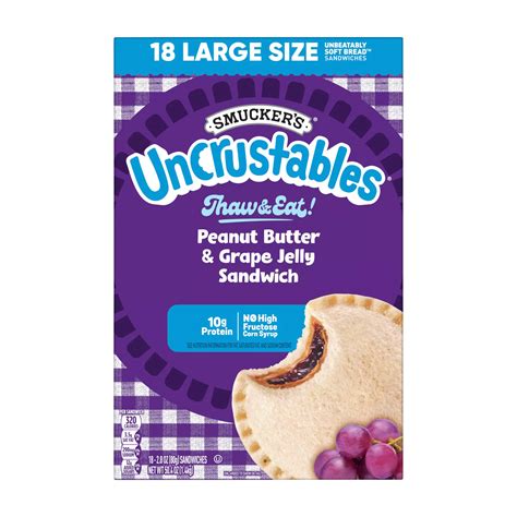 Smucker’s PB & Grape Uncrustables 18 pk | BJ's Wholesale Club
