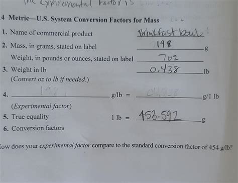 Image result for Common Conversion Factors