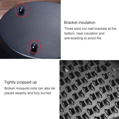 Outdoor Portable Multifunctional Hollow Fireproof Mosquito Coil Box wi ...
