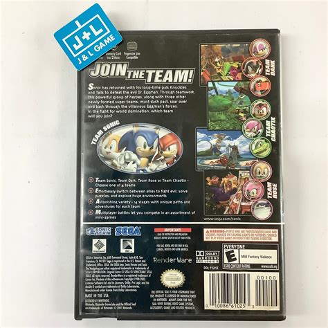 Sonic Heroes - (GC) GameCube [Pre-Owned] - J&L Video Games New York City