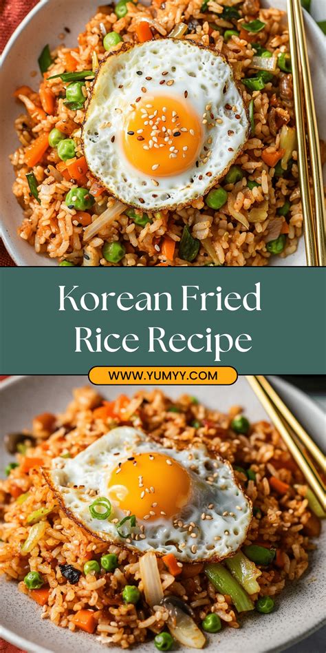 Korean Fried Rice Recipe - Yumyy