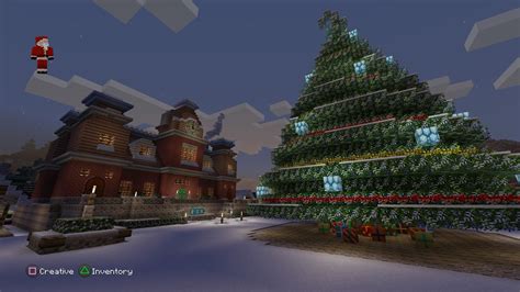 Image result for Large Christmas Tree Minecraft Tutorial