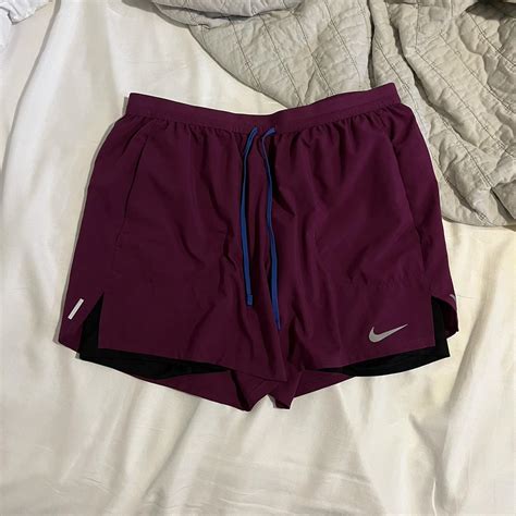 DARK PURPLE NIKE SHORTS 100% AUTHENTIC FROM... - Depop