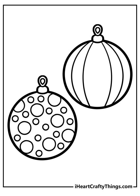 Ornament Coloring Pages Printable [2025]