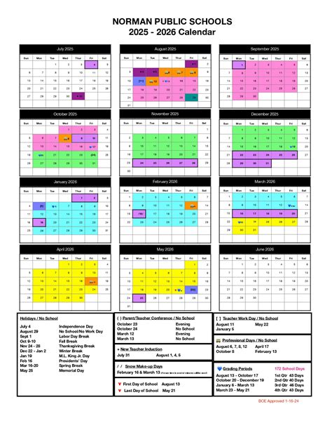 NORMAN PUBLIC SCHOOLS Calendar 25-26 Revised [pdf] - EduCounty