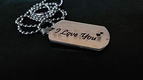 Streetsoul Customized army tag Engraved Stainless Steel Army Tag Neckl
