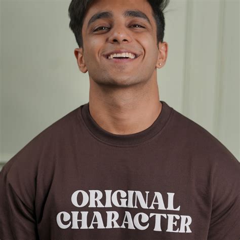 Buy Original Character Oversized T-Shirt | Premium Unisex Brown Tee ...