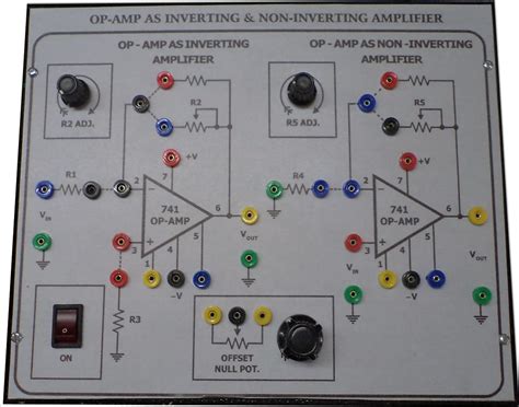 EDKITS Inverting & Non-Inverting Amplifier Using Op-Amp Trainer ...