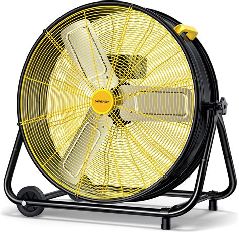 Amazon.com: VAGKRI 24 Inch Industrial Drum Fan, 320W High Velocity ...