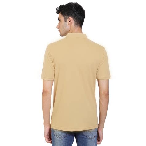 Beige Basic Pocket Polo T-shirt – Deer Club