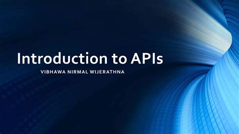 Image result for Introduction to APIs