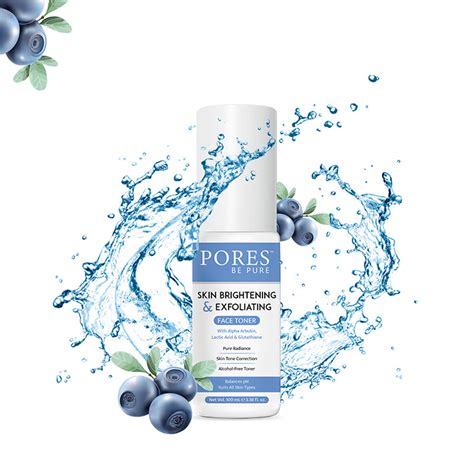 SKIN BRIGHTENING & EXFOLIATING FACE TONER - 100 mL – PORES Be Pure