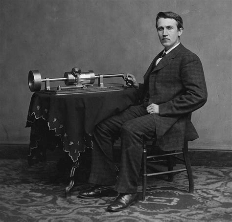 Thomas Edison's Phonograph (Famous Photo) - On This Day