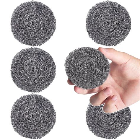 Stainless Steel Scourer Kitchen and Household, Steel Cleaning Dishes ...