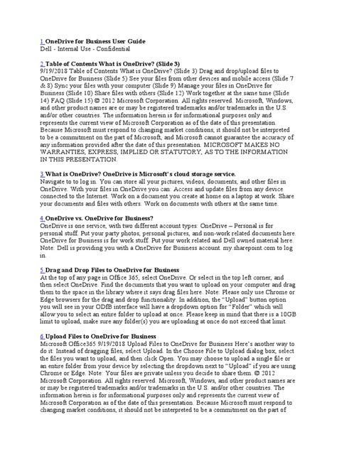 One Drive User Guide 的图像结果