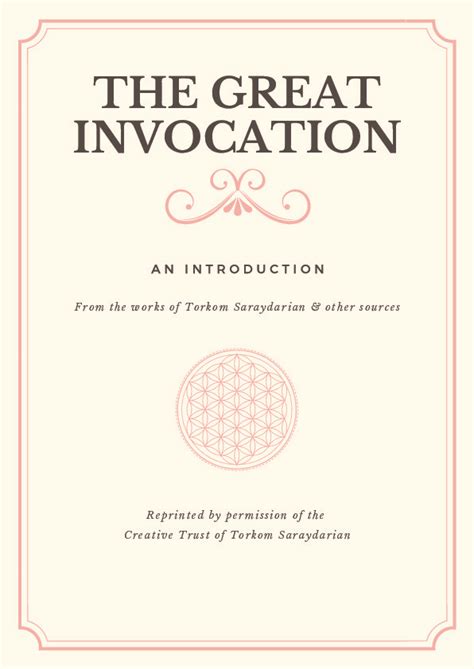 Image result for Great Invocation Prayer