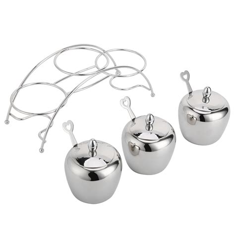 Buy Jar Spice Container, With Lid And Sugar Spoon Sugar Storage ...