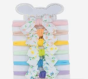 Glamifirsto 6 piece Baby Bow headbands, Baby bows on Headbands, Baby ...