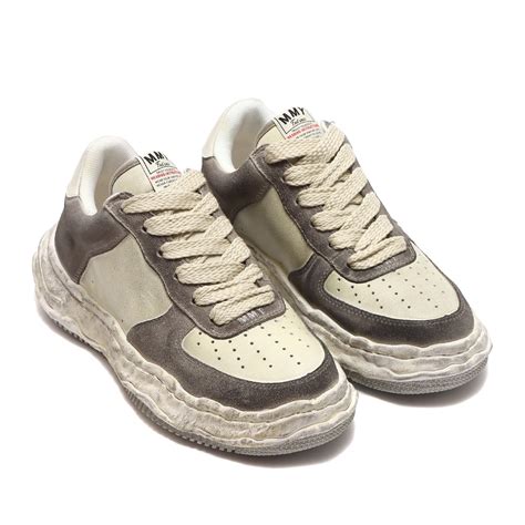 Maison MIHARA YASUHIRO "WAYNE" OG Sole DR Leather Low-top Sneaker