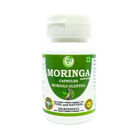 Buy Morsan's Moringa (Moringa oleifera) Capsules, Pack of 60 x 500 mg ...