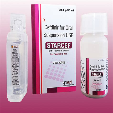 STARCEF Dry Syrup Capri Pharmaceuticals
