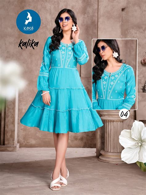 Kaya Kalika Rayon Party Wear Kurti Collection