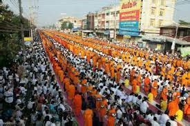 Image Of Alms Distribution To Thai Monks Shared As Crowd At BJP’s Cooch ...