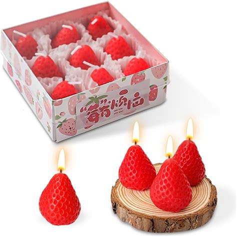 Amazon.com: Mini Fruit Scented Candles, Home Decor Candle, Scented ...