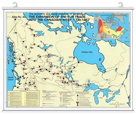 Map Of Canada Fur Trade