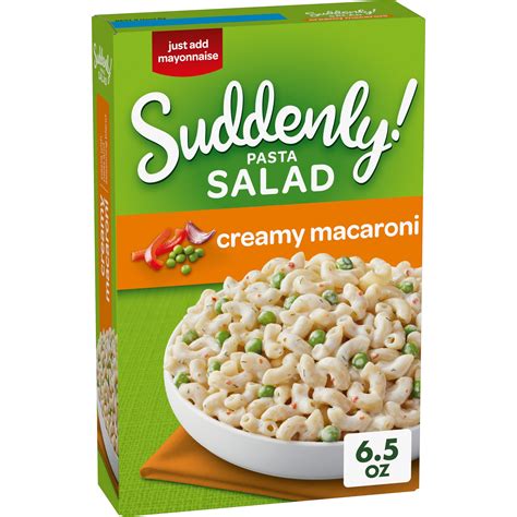 Suddenly Salad Creamy Macaroni Pasta Salad Mix, Cold Ready Sides with ...