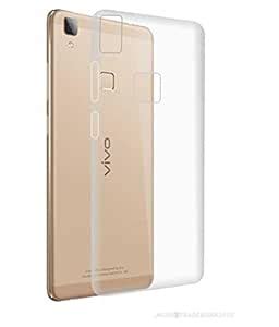 Transparent Ultra Thin Silicone Soft Jelly Back Case Cover for Vivo V3 ...