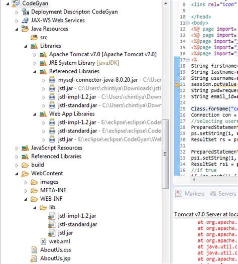 JSP Database Connection 的图像结果