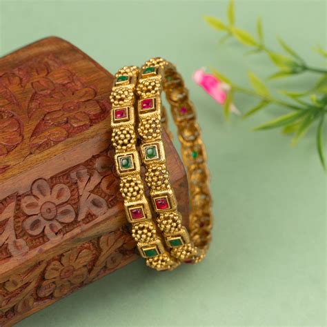 Antique Bangle B79(2 Piece) – Urvasi ladies novelty