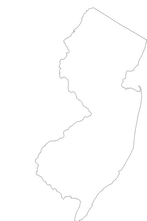 Nj Silhouette Outline
