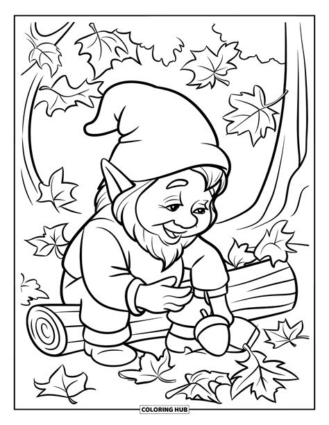 145+ Gnome Coloring Pages for Kids & Adults (Free Printable PDFs)