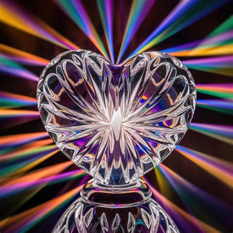 Luxurious crystal glass showcasing sleek design and dazzling ...