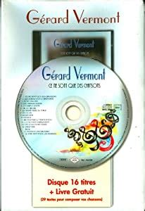 Ce Ne Sont Que Des Chansons: Vermont, Gerard: Amazon.in: Music}