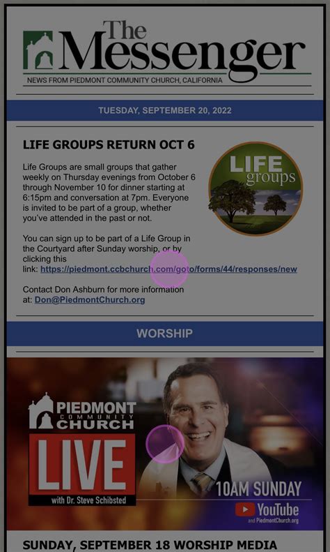 HOT MAP - Piedmont Community Church