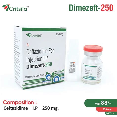 Ceftazidime 250mg Injection - Ceftazidime (250mg) - Cafoli Lifecare ...
