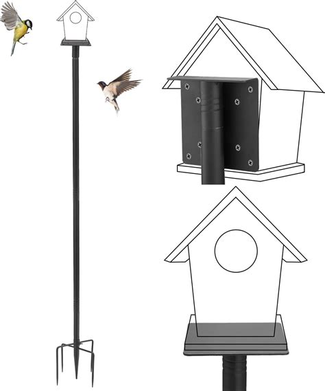 Amazon.com : Flanagan 92 Inch Bird House Pole Mount Kit, Adjustable ...