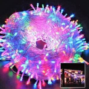ricky collections 20 LEDs 5.08 m Transparent Color Changing String Rice ...