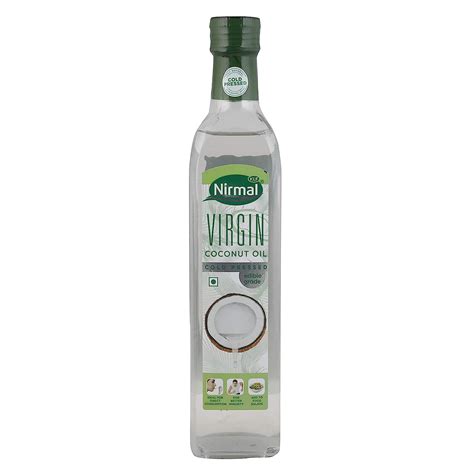 KLF Nirmal Virgin Cooking Oil - Coconut, 500ml : Amazon.in: Grocery ...