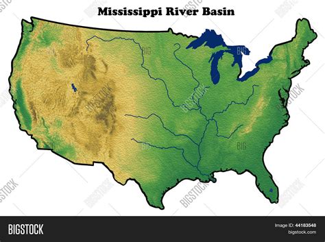 Map Of America Mississippi River