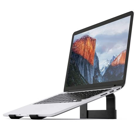 elove Laptop Stand for Desk, Portable Iron Stand Laptop Riser with ...